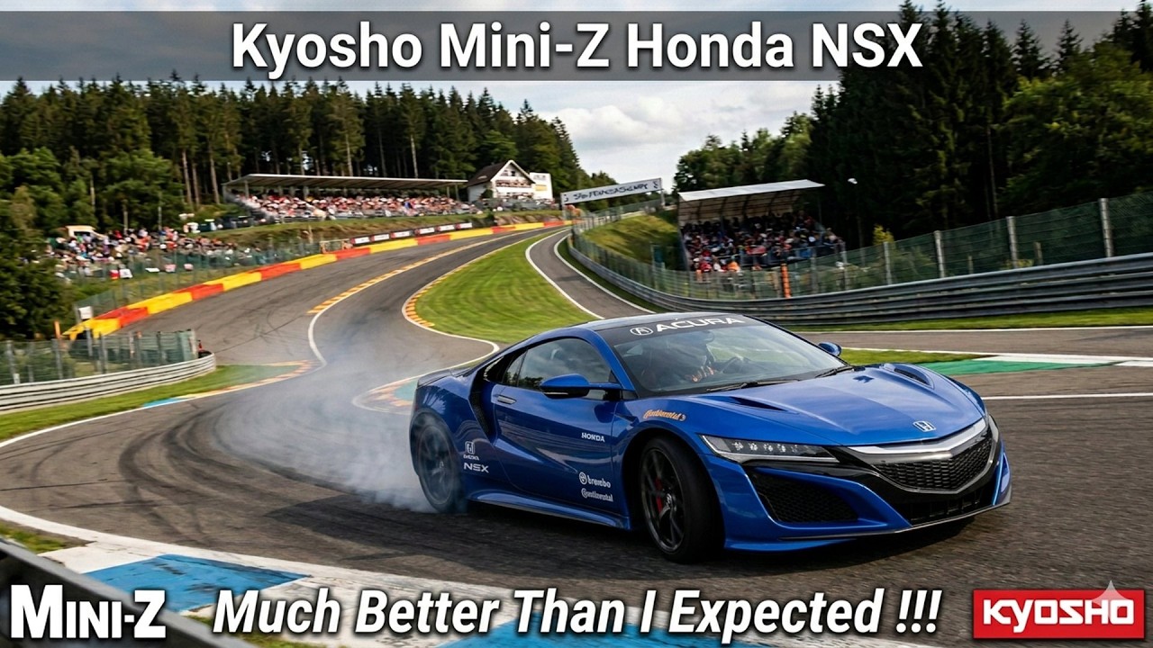 Kyosho Mini-Z Honda NSX - Much Better Than I Expected!
