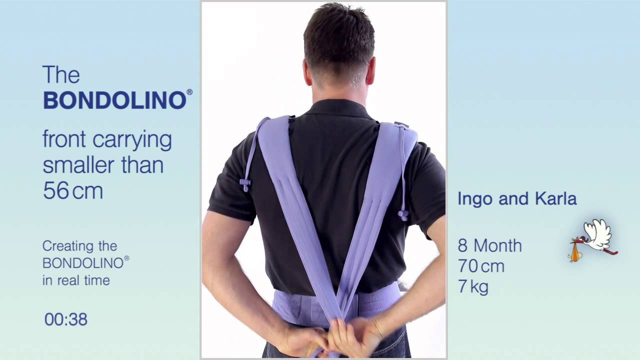 Bondolino Tying Instructions front-carrier, actual version 2014