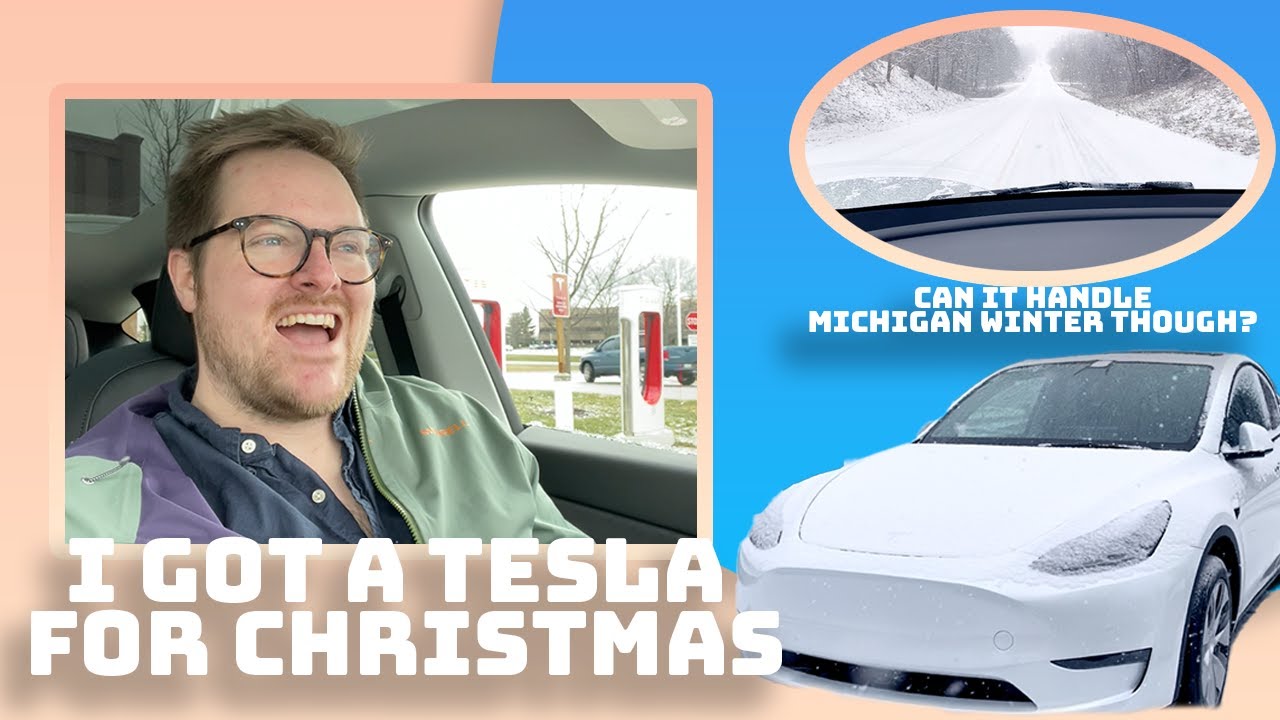 2022 Tesla Model Y Delivery Day! | Can it handle Michigan Winters? (Snow Test)