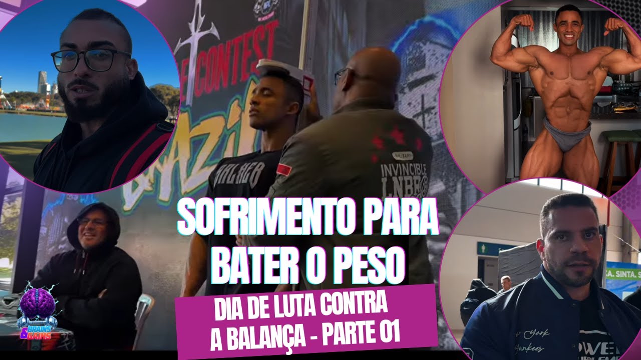 LUTA PARA BATER O PESO DOS ATLETAS - PARTE 01