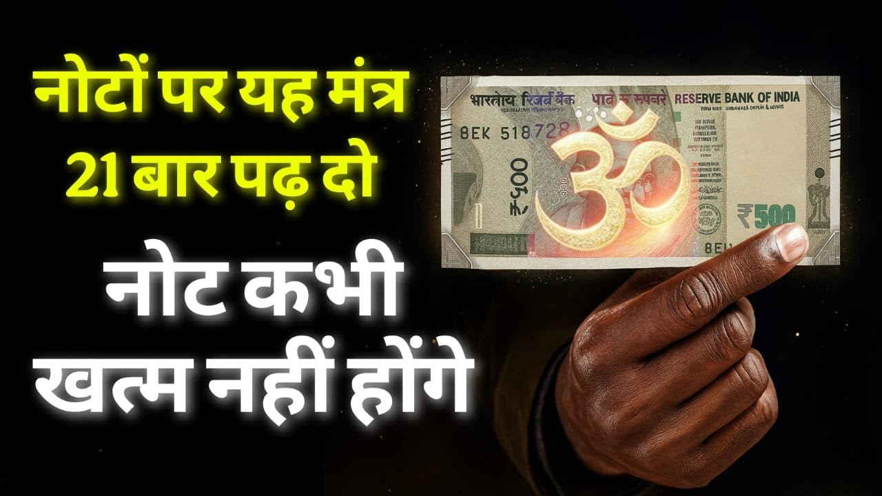 Atm साधना।।नोटों पर 21बार यह मंत्र पढ़ दो नोट चाहे जितना खर्चों कभी कम नहीं होंगे।।
