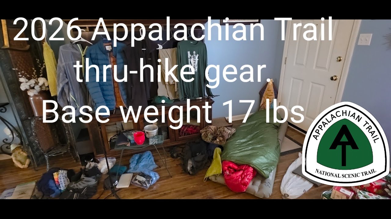 2026 Appalachian Trail thru-hike gear video 