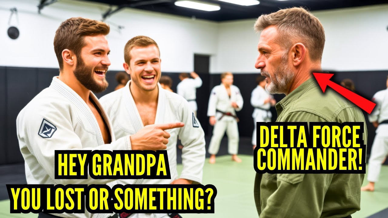 Black Belt Laughed at the Old Veteran ,  Until He Was on the Floor Staring at the Ceiling