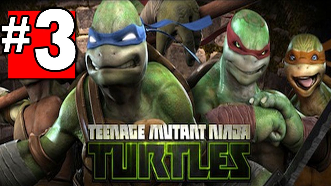 Teenage Mutant Ninja Turtles Out of the Shadows Walkthrough Part 3 Chapter - 1 [HD] XBOX360 XBLA