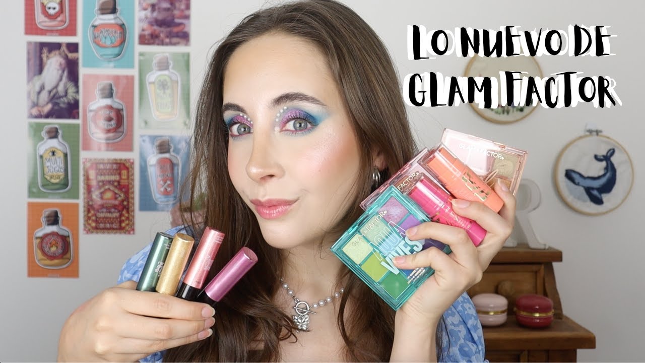 💙PROBANDO MAQUILLAJE NUEVO DE GLAM FACTOR💙PALETAS, SOMBRAS L&iacute;QUIDAS Y RUBORES EN CREMA - Ro Contardo