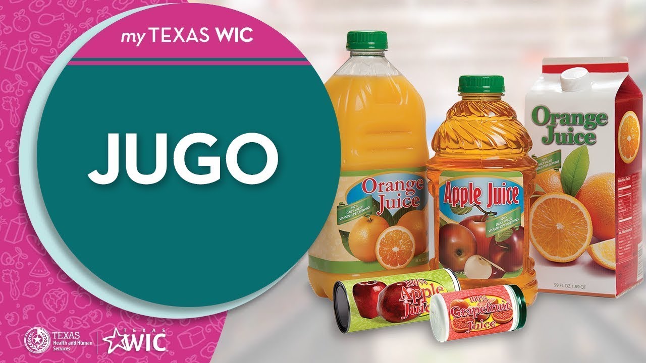 Compra con WIC de Texas: Jugo | TexasWIC.org