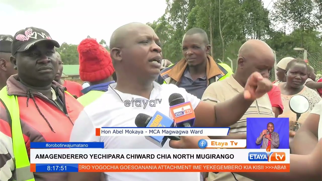 North Mugirango residents urged to support contractors in the construction of Itibo & Magwagwa roads