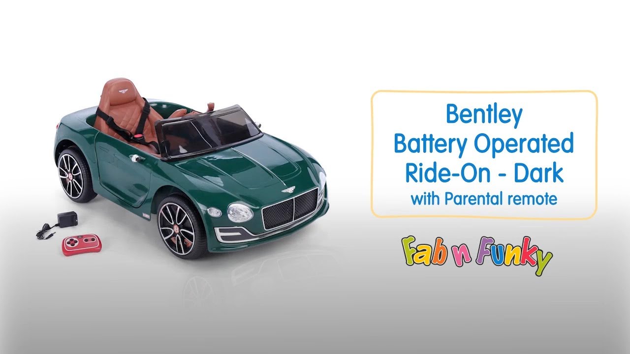 Battery Operated Ride On Bentley Car With Parental Remote
