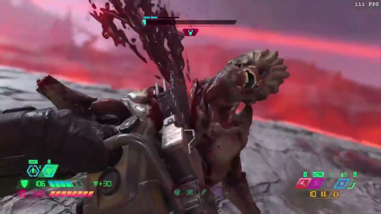 Doom Eternal: The Ancient Gods 2 - The Dark Lord Boss Fight - Ultra-Nightmare