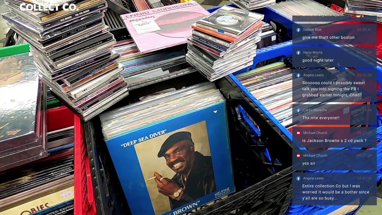 LIVE Vinyl Record Sale (Wednesday, 06/19/2024)