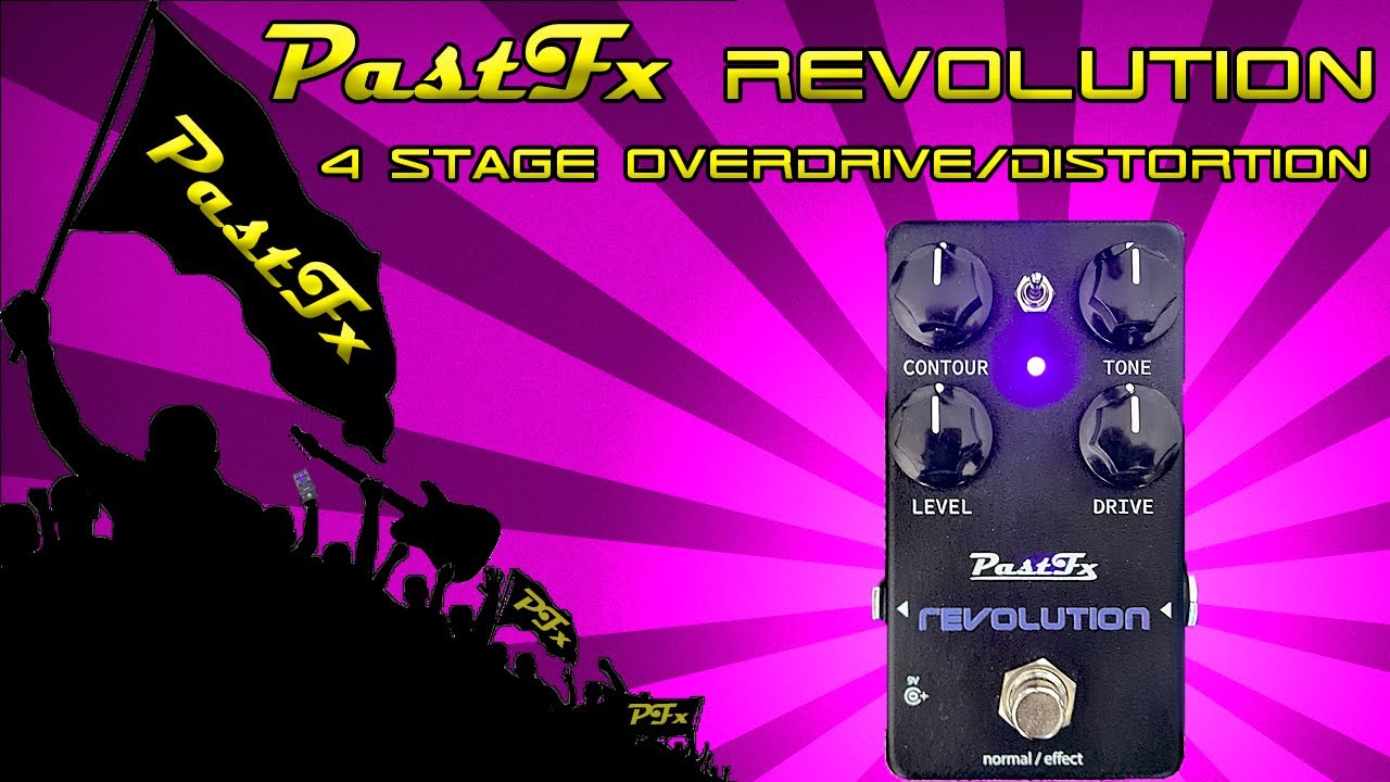 Pastfx Revolution 4 Stage Overdrive/Distortion (Based on the Buffalo FX Evolution)