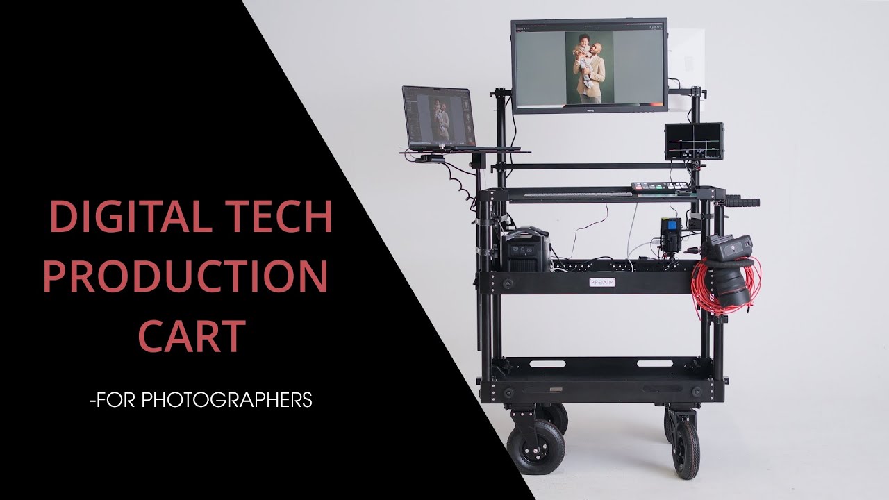 Mastering Studio Efficiency: Ultimate Digital Production Cart Setup for Tethered Photography & Video