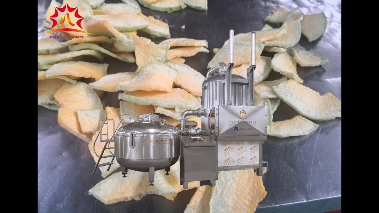 Penuh Otomatis Mesin Vacuum Frying untuk Sayur dan Buah Renyah