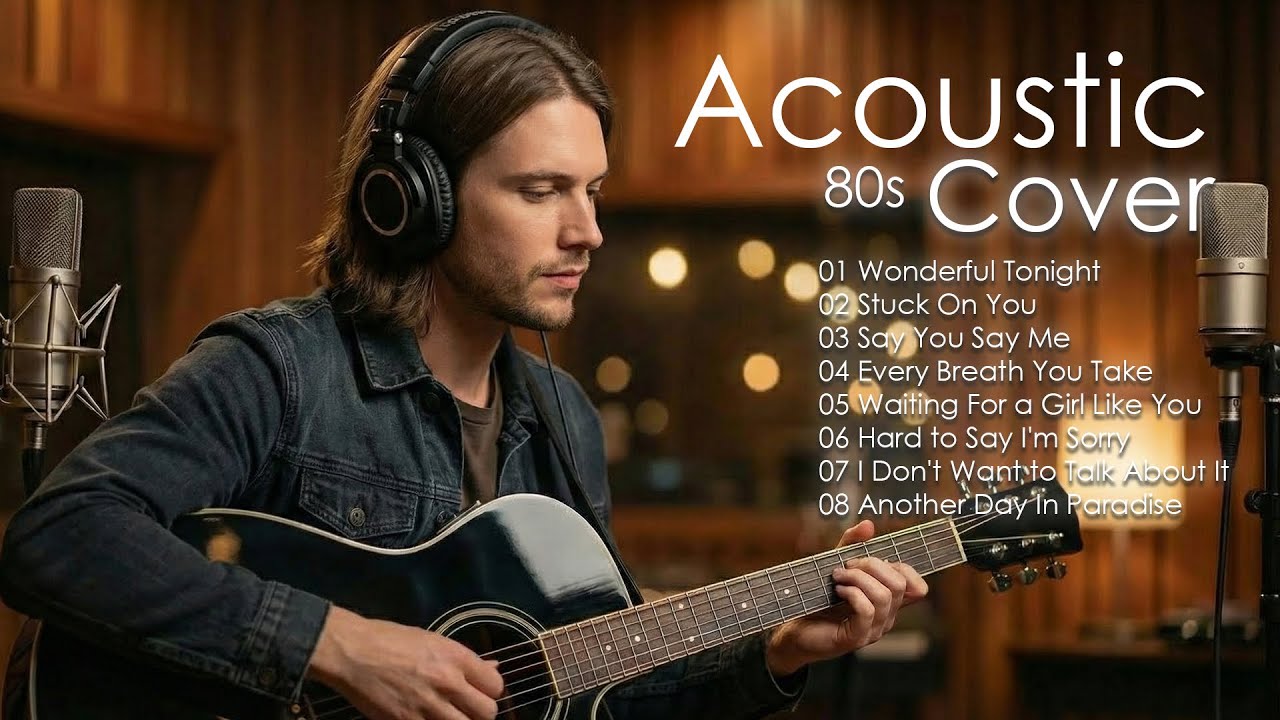 70s 80s 90s Acoustic Covers – Male Vocal | Wonderful Tonight, Hard to Say I’m Sorry & More