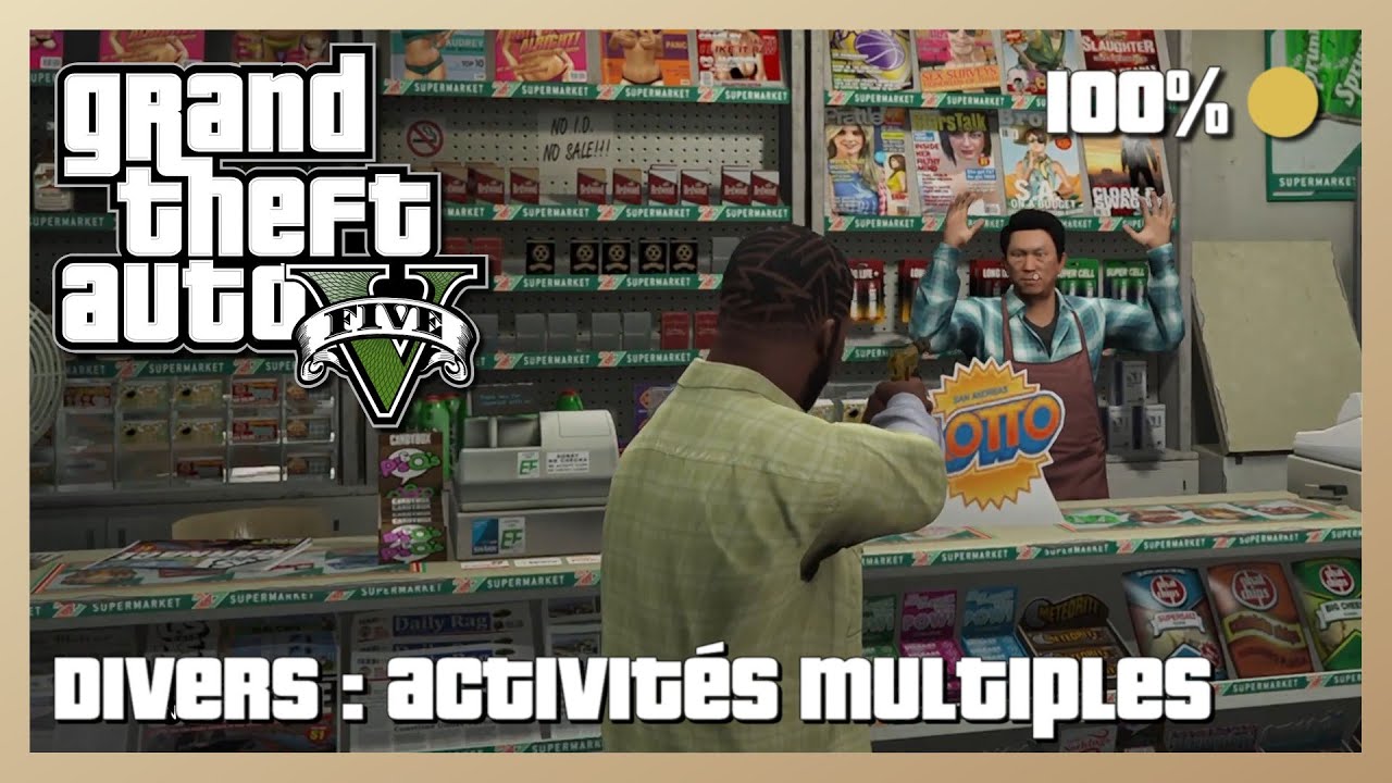 GTA V - Activités pour les 100%