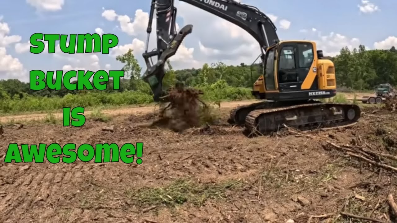 Stump Ripper Action OMG This Thing Is A Beast!!