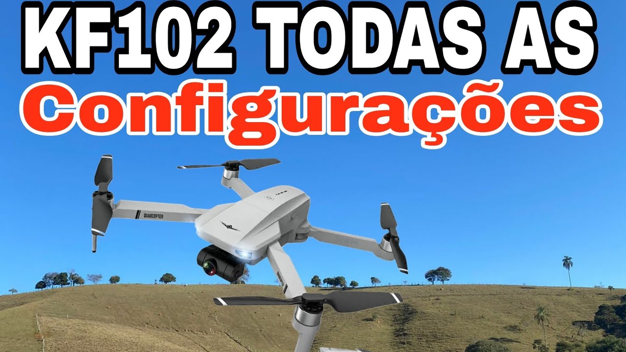Drone KF102 Max Com GPS Todas as Configurações Para Vôo.