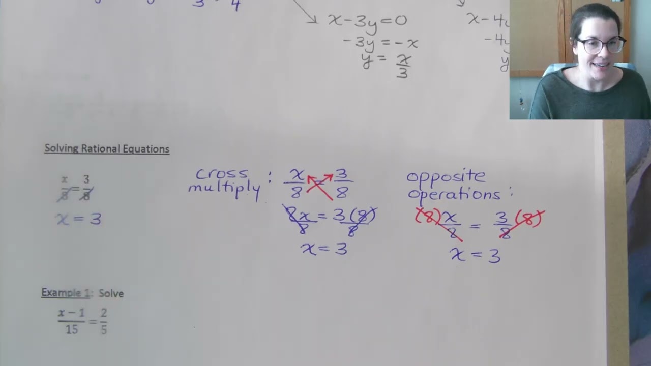 1.6 Solving Rational Expressions