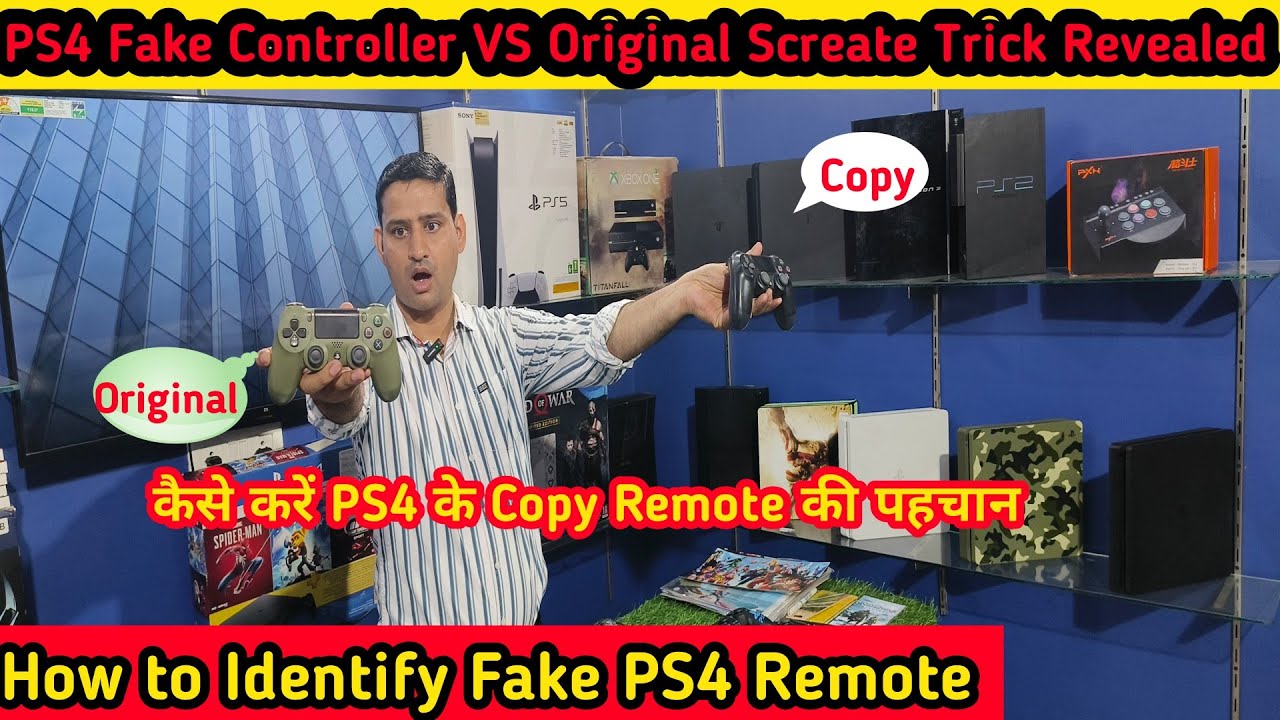 Cheapest Price PS4 Controller I PS4 Fake VS Original Controller I Used PS4 Controller Detail