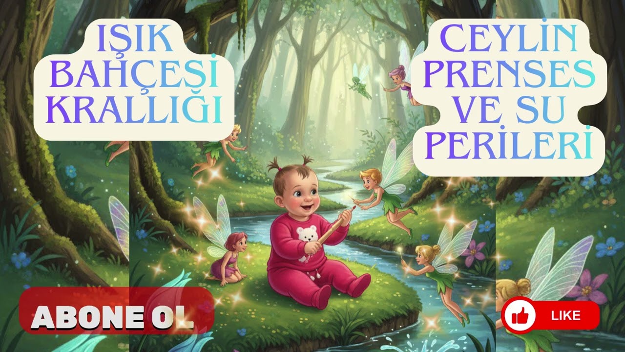 IŞIK BAHCESİ KRALLIĞI- CEYLİN PRENSES VE SU PERİLERİ- ÇOCUK MASALI-SESLİ MASAL- UYKU ÖNCESİ HİKAYE