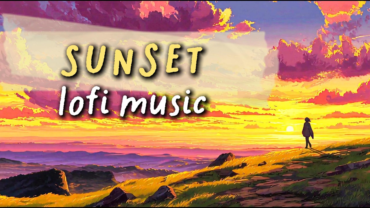 Golden Hour Bliss 🌇 Soft Folk & Lofi Beats for Focus, Study and Relaxation