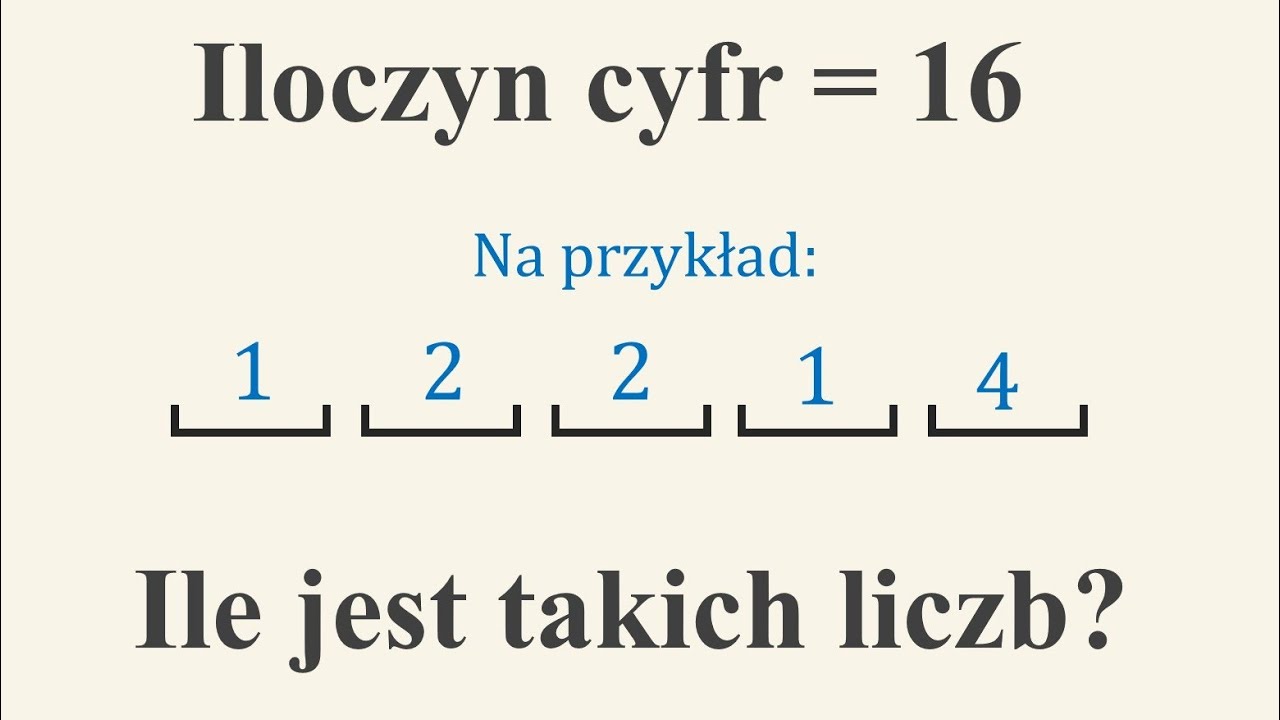 Kombinatoryka - rozszerzenie - ile jest liczb pięciocyfrowych?
