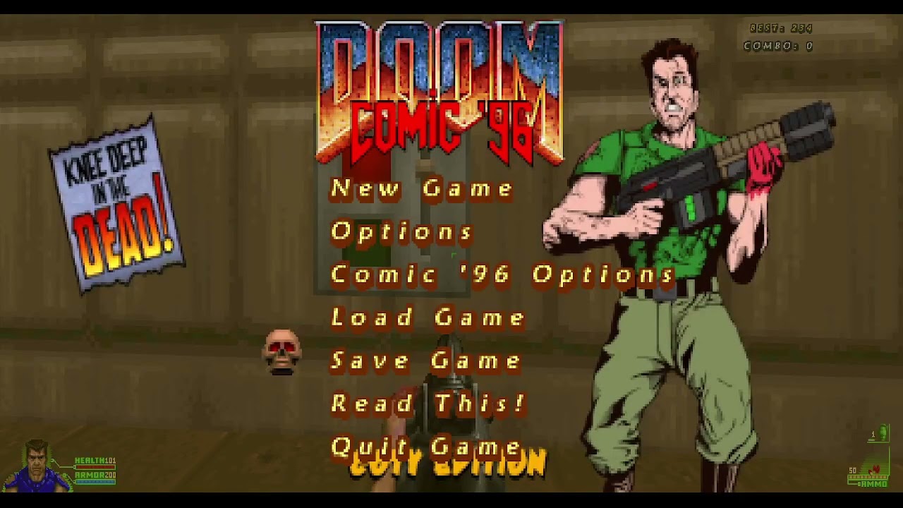 Highlight: Doom Comic '96 / Ultimate Doom Mod / UV? / 001