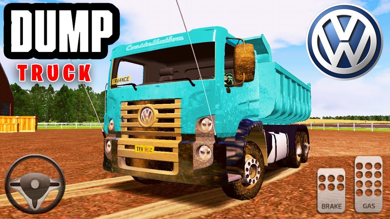 World Truck Driving Simulator #5 | VW Constellation Dump Truck Transport Sand | ETS2 Mobile ( WTDS )