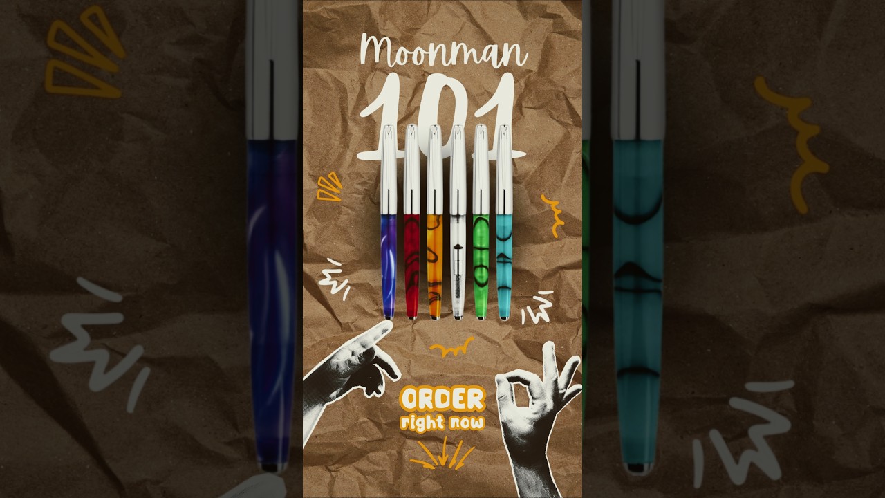 Moonman 101 Fountain Pen &ndash; Compact Design, Smooth Writing, Ideal for Everyday Use #Moonman101