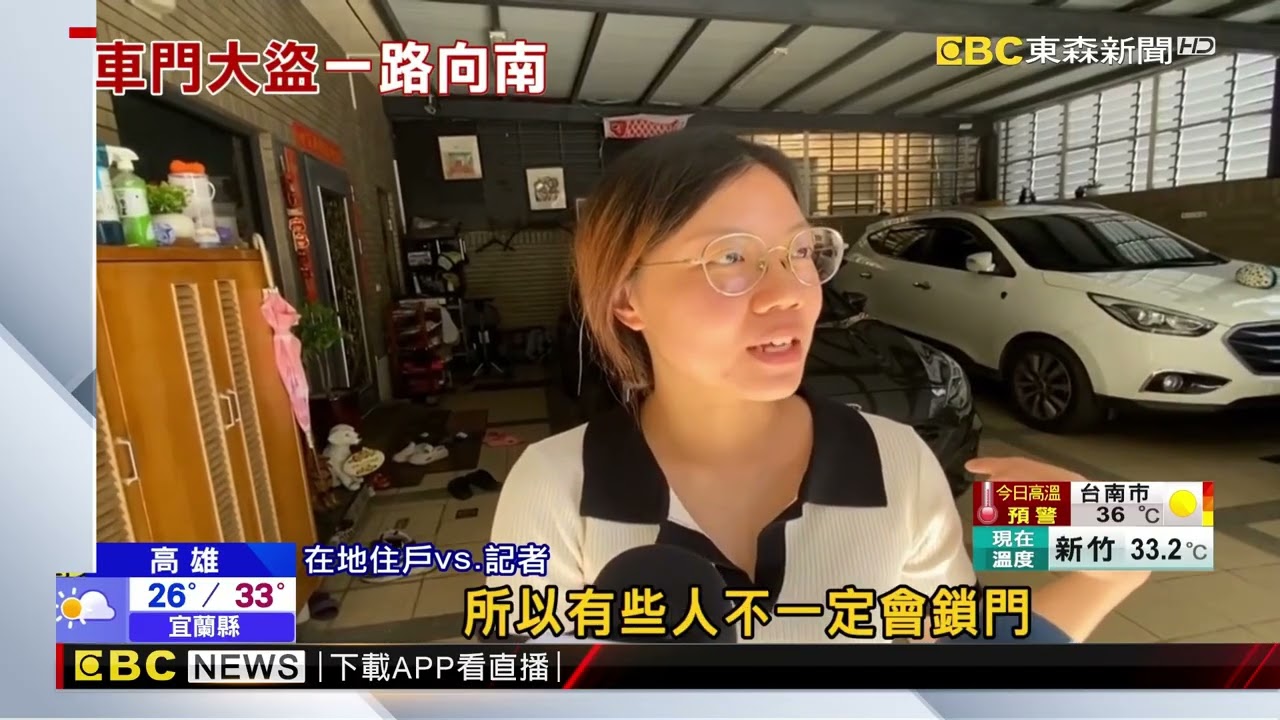 仁武「拉車門大盜」專挑別墅社區 隨機偷走10萬@newsebc