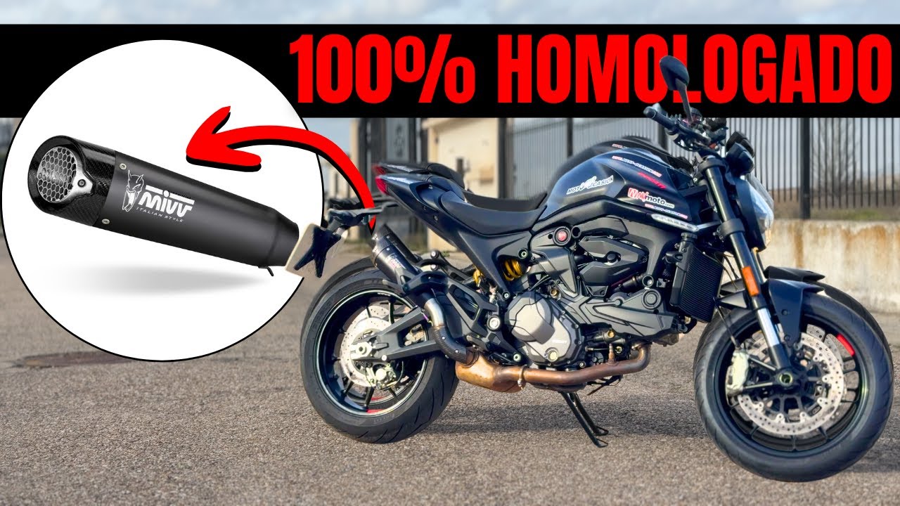 Como suena!! 100% HOMOLOGADO para Monster 937 - Mivv X-M5 review y pruebas de sonido /Nilmoto