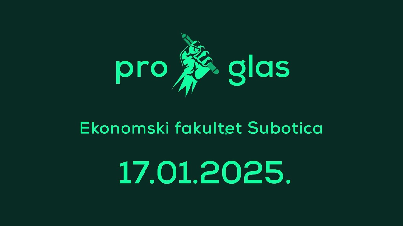 Tribina “Proglas” na Ekonomskom fakultetu u Subotici