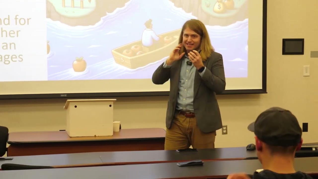 Dr. Albrecht at Hillsdale