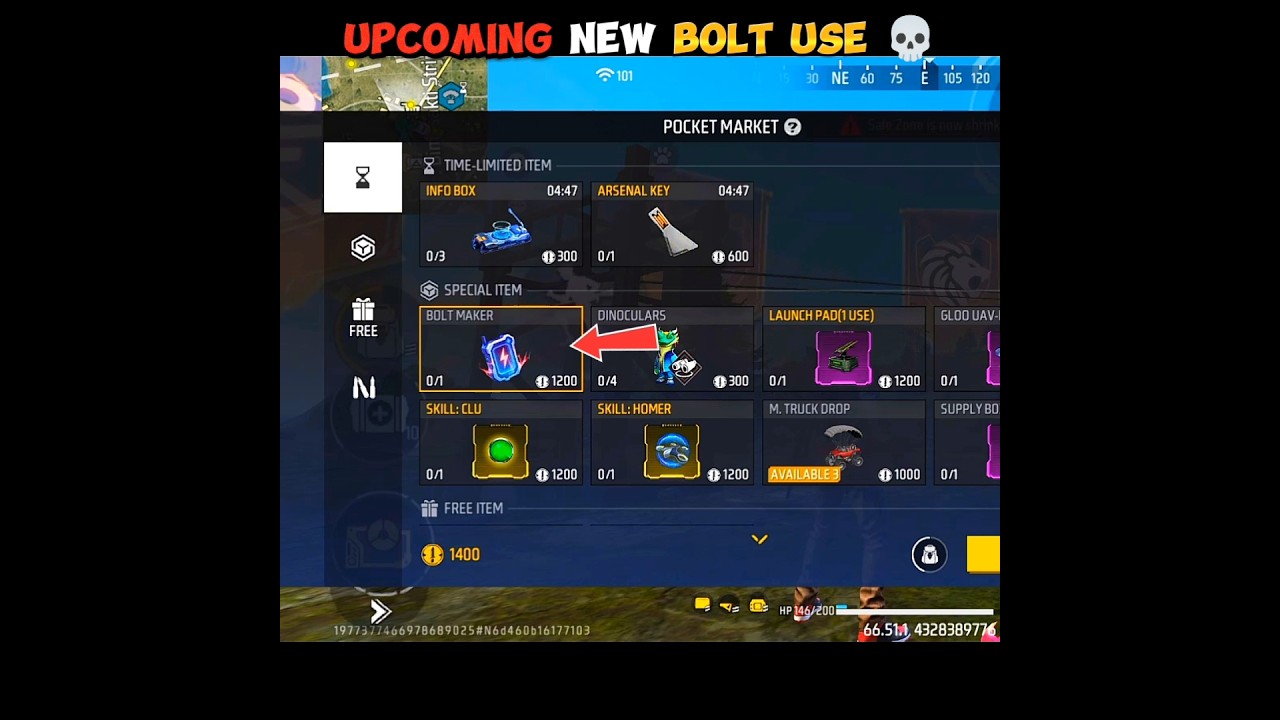 ⚠️ Create Your 🤫 Own Danger Zone 💥 In Game New Upcoming 😲 Update #shorts#freefire#update#viral