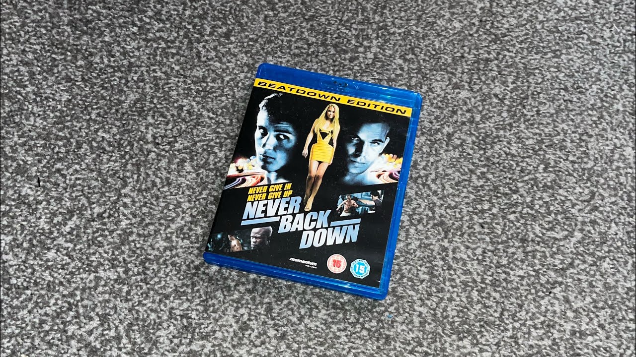 NEVER BACK DOWN: BEATDOWN EDITION BLU-RAY UNBOXING!