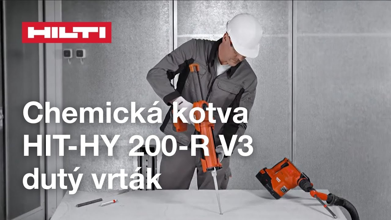 Hilti chemická kotva HIT-HY 200-R V3 - dutý vrták