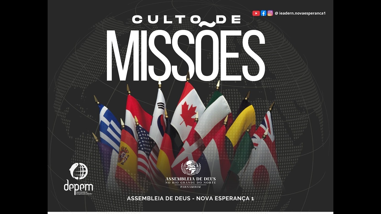 CULTO DE MISSÕES  - 15/03/2026  IEADERN - NOVA ESPERANÇA 1 - SETOR 8