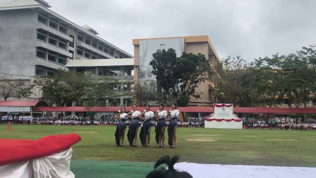 คฑากร คณะสีเก็จแก้วนิโลบล โรงเรียนธัญบุรี รางวัลชนะเลิศอันดับ1 🥇