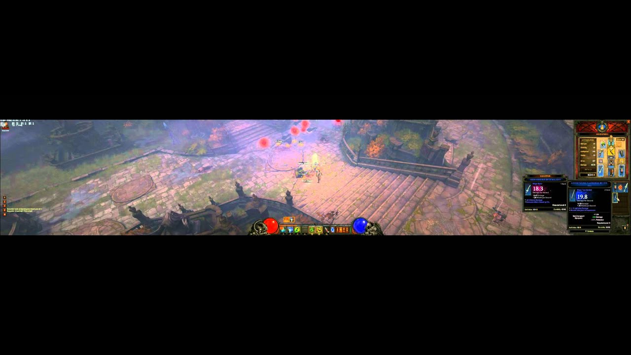 Diablo 3 (Witch Doctor Gameplay) - SLI GTX 680's - Triple Monitors Nvidia Surround (6)