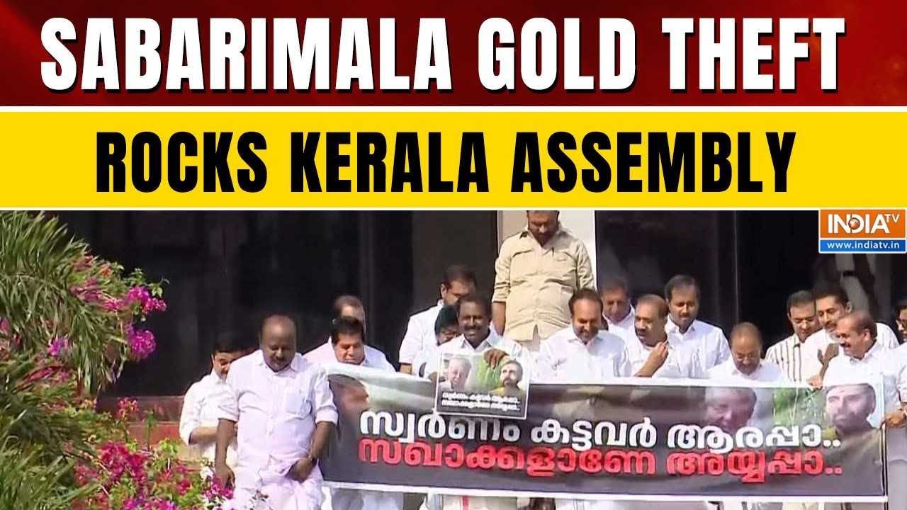Sabarimala Gold Theft: Opposition MLAs Walk Out, Demand Devaswom Minister VN Vasavan’s Resignation