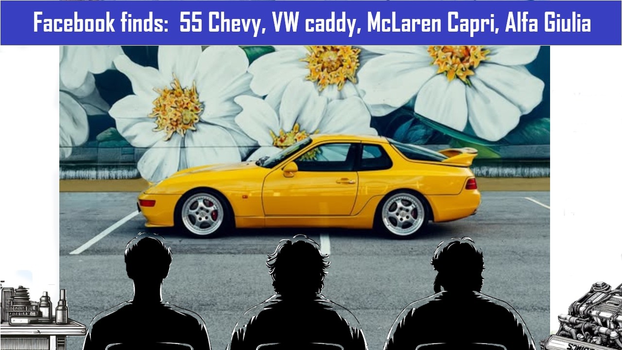 Facebook finds: VW Caddy, 55 Chevy gasser, Alfa Romeo Giulia, Turbo LS Chevy van, Scion FRS LS swap