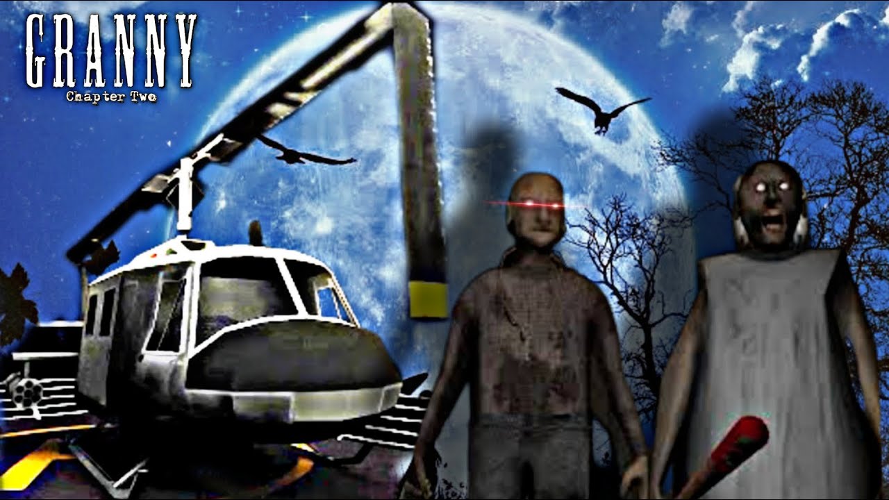 HELICOPTER ESCAPE FROM GRANNY AND GRANDPA HOUSE | GRANNY CHAPTER 2 GAMEPLAY #3