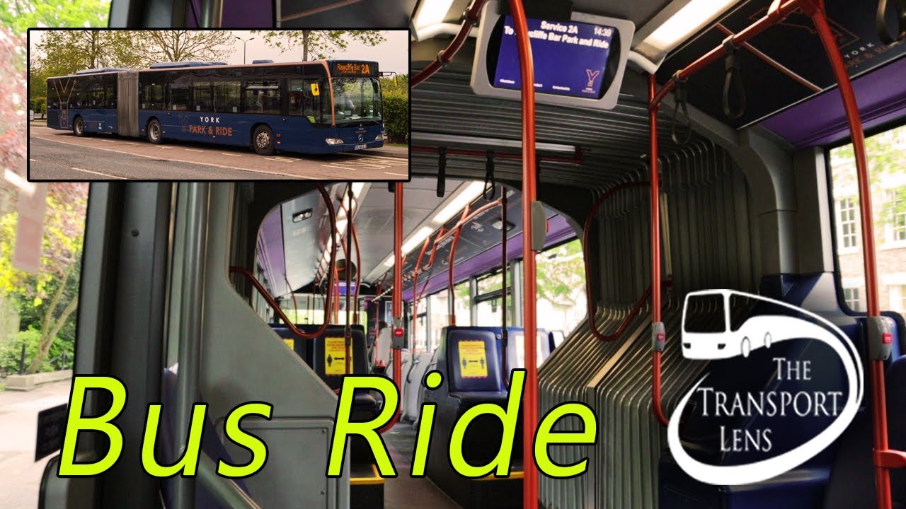 Ride On a Bendy Bus, York Park n Ride May 2021 - BG58 OLX