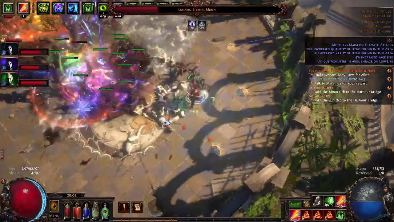 [LEAGUE START] Path of Exile 3.27 Legacy of Phrecia Ancestral Commander EA Balllista Totem (Act 8)