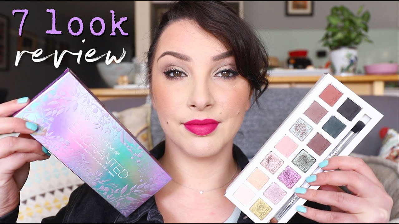 7 look review - Sigma Enchanted Palette