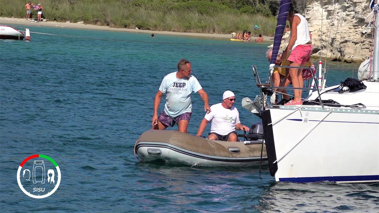 #127 STERN TO MOORING FIASCO in BONIFACIO CORSICA  | Sailing Sisu Leopard 45 Catamaran Med Sailing