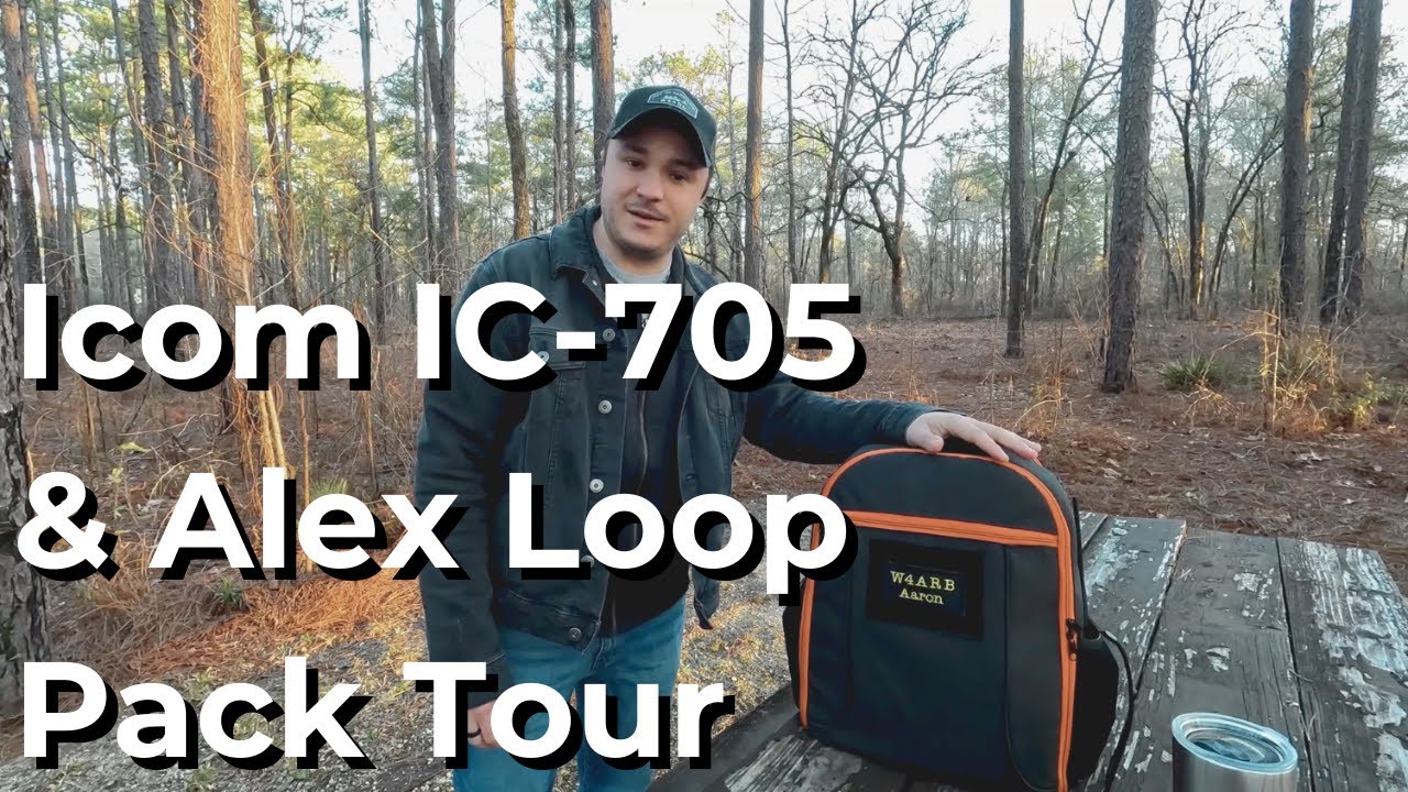 IC-705 & Alex Loop - Portable Kit Tour