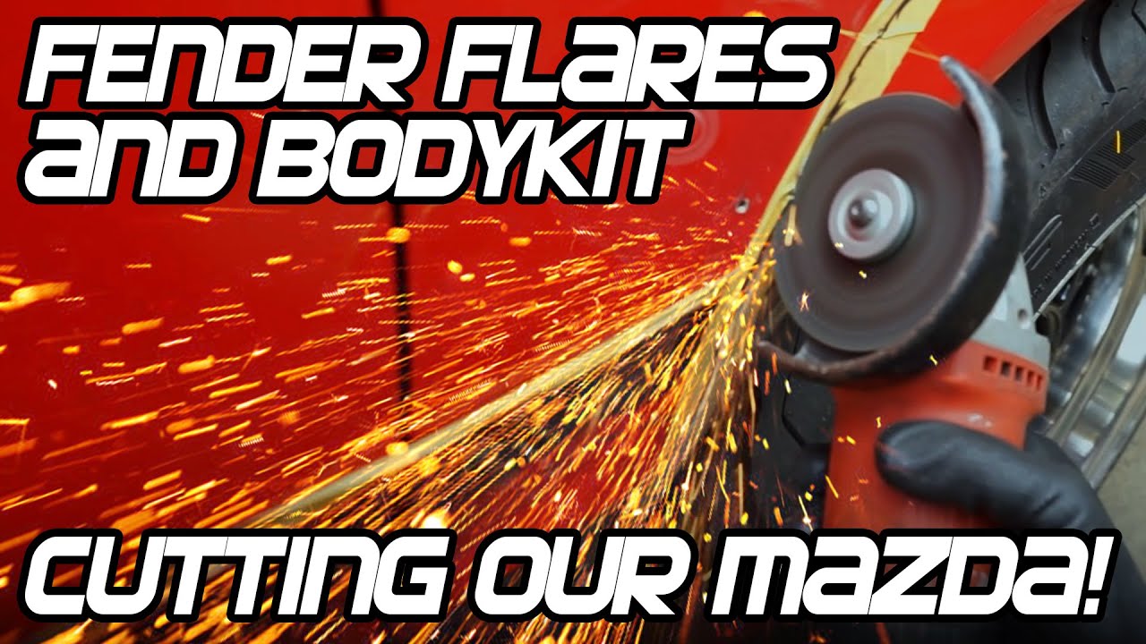 1985 MAZDA 323 BF: HOW TO FIT OVER FENDERS MODIFICATIONS!  | 80's Car Ep. 4