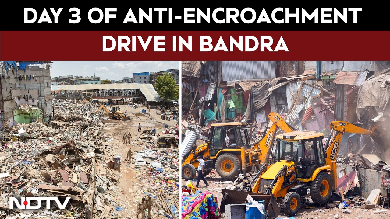Mumbai Demolition | Western Railway Continues Encroachment Removal Drive In Mumbai&rsquo;s Bandra