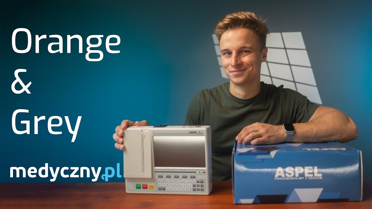 Porównanie Aparatów EKG Orange i Grey polskiej firmy Aspel (4K)